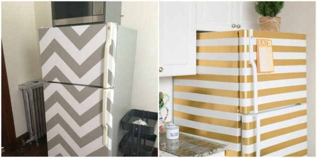 La cucina: decorare il frigo