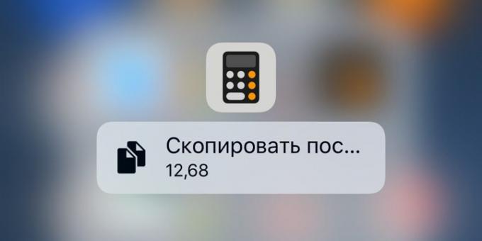 calcolatrice sullo schermo iPhone multitasking