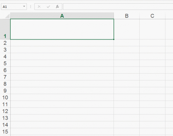 il trasferimento forzato di testo in una cella in Excel