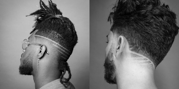 tagli di capelli degli uomini alla moda di per gli appassionati di sport estremi: modelli rasata