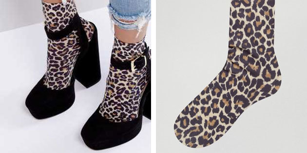 Belle calze: calze leopardo