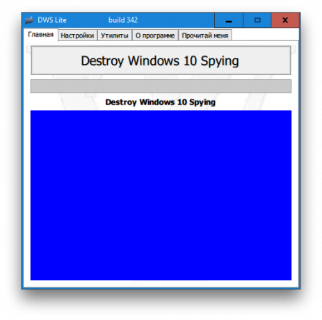 Distruggere di Windows 10 Spionaggio principale