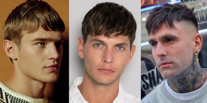 tagli di capelli degli uomini alla moda di 2019: Cesare ricresciuti con la frangetta strutturato