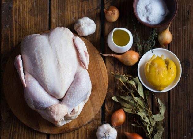 Pollo al forno con limone: preparare gli ingredienti
