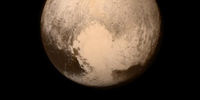 Foto di spazio: il cuore di Plutone