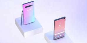 Quale sarà il Samsung Galaxy Note 10: Concetto luminoso con il design familiare