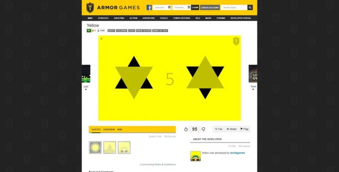 Giochi di puzzle online: giallo e rosso