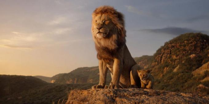 "Il Re Leone": Mufasa e Simba piccola
