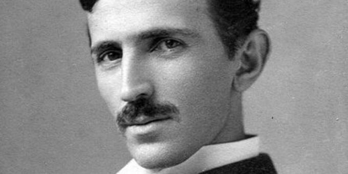 Nikola Tesla da giovane