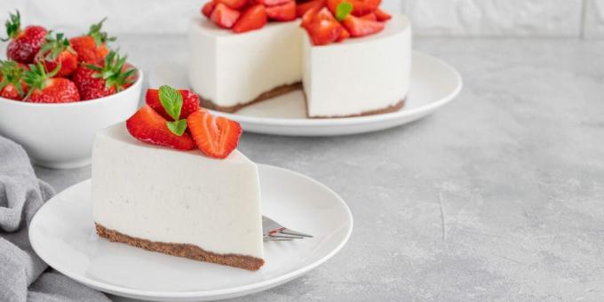 Cheesecake senza cottura