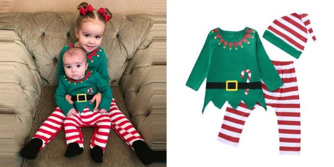 costumi di Capodanno per i bambini: Little Elf