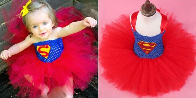 costumi di Capodanno per i bambini: Supergirl