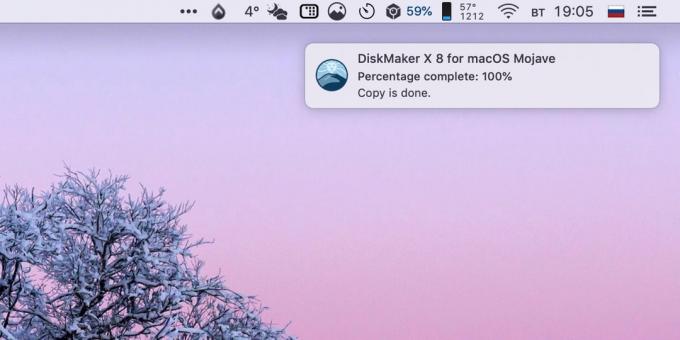 Come fare un flash drive USB avviabile con MacOS: non viene visualizzata la finestra di utilità, ma si riceverà un corso di creazione di una notifica disco di avvio