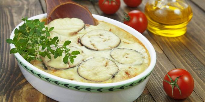 Casseruola di melanzane con formaggio