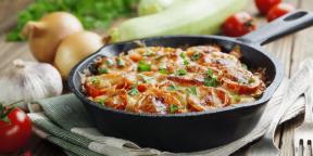 10 casseruola di zucchine con formaggio, carne, pomodori e non solo