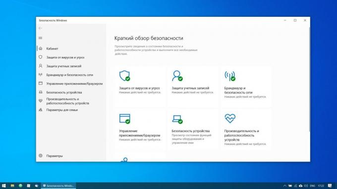 Configurazione di Windows 10: Sistema Antivirus Protect