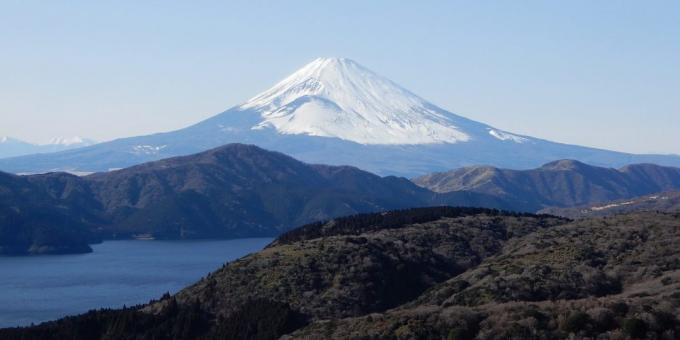 territorio asiatico attira turisti consapevolmente: Monte Fuji, in Giappone
