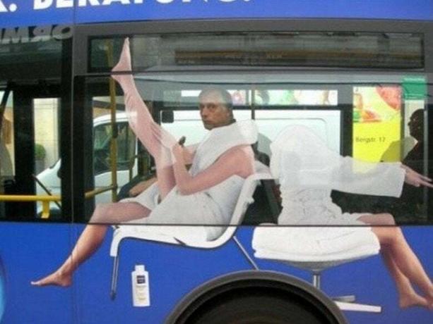 pubblicità sugli autobus