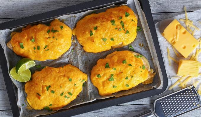 Petti di pollo alla francese con mele