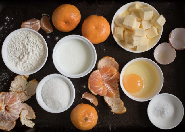 tortine mandarino Ingredienti: