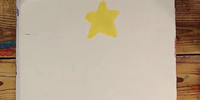 come disegnare albero soffice: foto di una stella