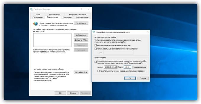 Come configurare un proxy in Windows 7 e anziani