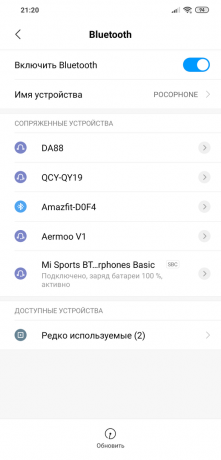 Mi Bluetooth di sport giovanile Edizione: L'elenco dei aggiunto