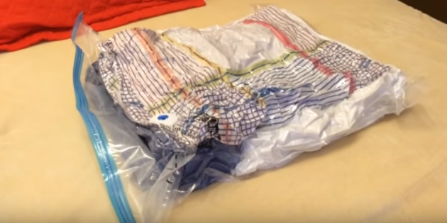 imballaggio bagagli: sacchetti di vuoto