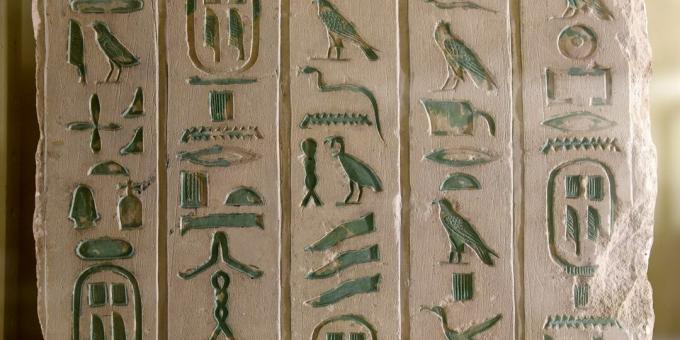 Miti sul mondo antico: gli egiziani scrivevano in geroglifici