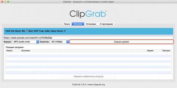Come scaricare musica da YouTube tramite il programma ClipGrab
