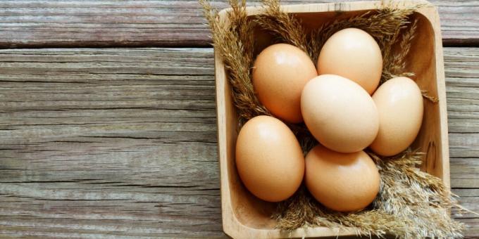 Alimenti contenenti iodio: uova