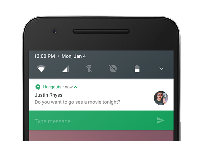 Android N. Il nuovo sistema di notifica