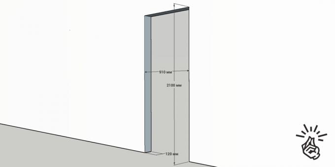 L'installazione di porte interne: dimensioni del nuovo tessuto