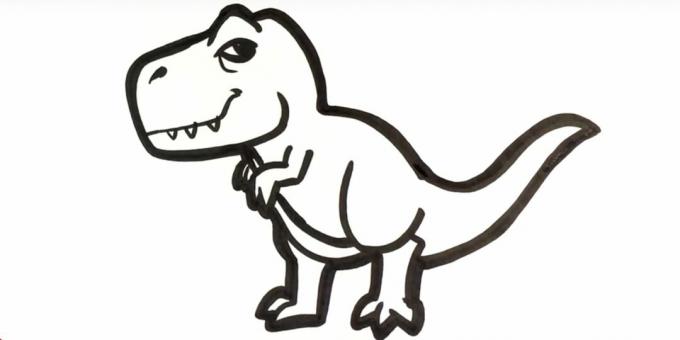 Come disegnare un tirannosauro
