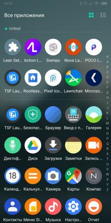 Launcher per Android: Evie Launcher (tutte le applicazioni)
