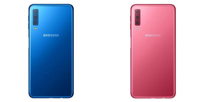 Samsung Galaxy A7: Colori