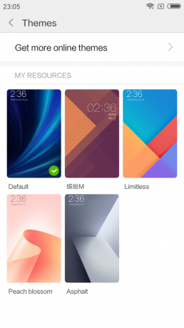 Xiaomi redmi Nota 5a: temi