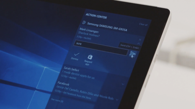 Sincronizzare il telefono al PC notifiche di Windows 10 Anniversario Aggiornamento