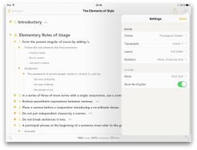 Outlinely - un potente strumento per affrontare testi complessi su iPhone e iPad