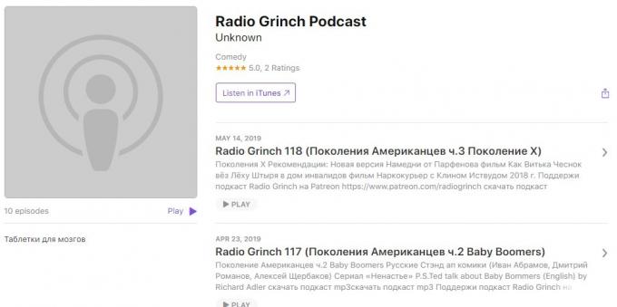 podcast interessanti: Radio Grinch