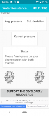 L'app Android verifica la protezione dall'umidità
