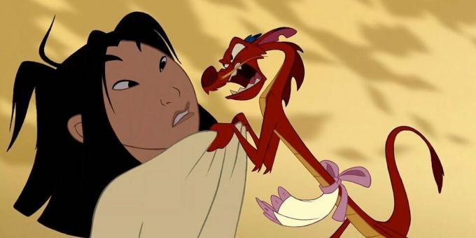 Cartoni animati del drago: Mulan