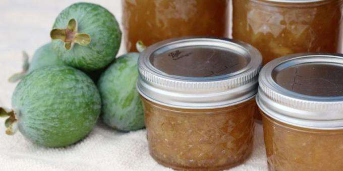 fette marmellata Feijoa