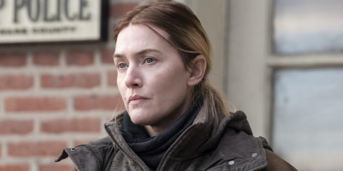 Kate Winslet. Girato dalla serie TV "Meir from Easttown"