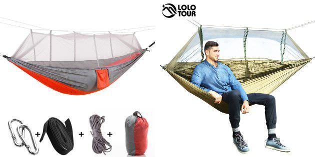 MIDI-tastiera. Hammock con la tenda