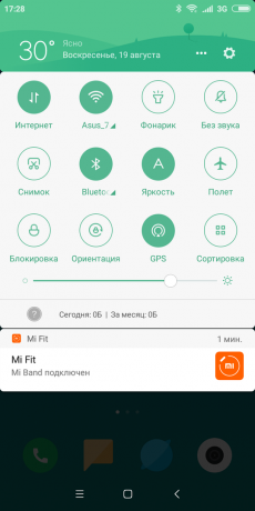 Xiaomi redmi 6: Breve pannello Impostazioni