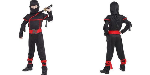 costume Ninja per Halloween
