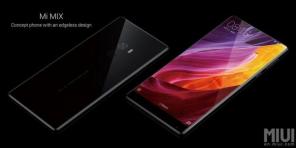 Xiaomi Mi svelò Mix - uno smartphone con un corpo in ceramica e il display frameless