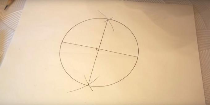 Come disegnare una stella a cinque punte: disegna un cerchio