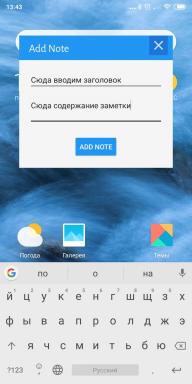 Note a Notifica - Note rapide nella barra di notifica di Android